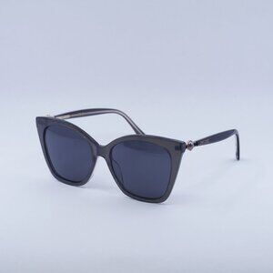 Jimmy Choo RUA/G/S 0MF7 IR Sunglasses Grey Square Frame, Grey Lenses